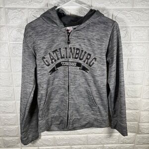 Gatlinburg Tennessee Hoodie‎ Zip Up Sweatshirt Kids XL Travel Souvenir